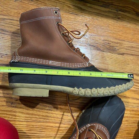 LL Bean Maine Hunting Duck Boots Men's 10W Gore-tex Thinsulate Lined Waterproof - Picture 10 of 11